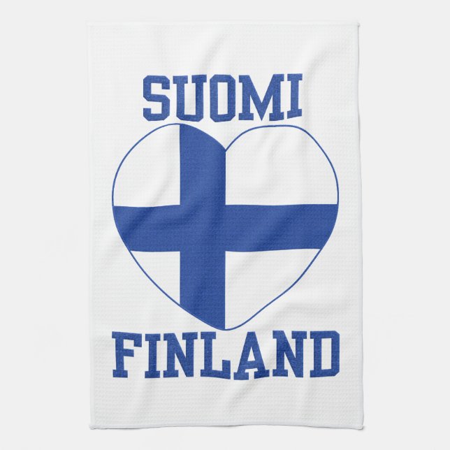 SUOMI FINLAND Küchenhandtücher Geschirrtuch (Vertikal)
