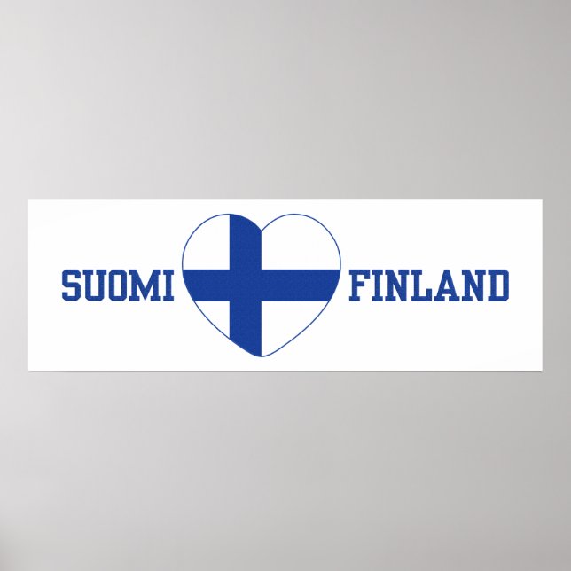SUOMI FINLAND Kundenposter Poster (Vorne)