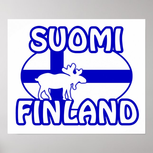 Suomi Finland Poster (Vorne)