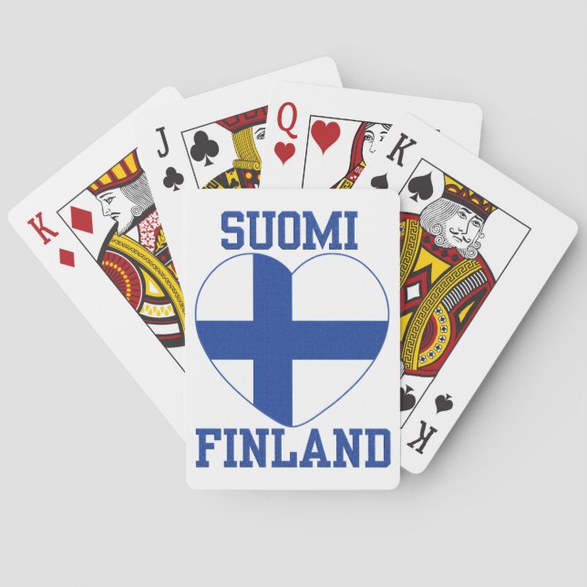 SUOMI FINLAND Spielkarten (Rückseite)