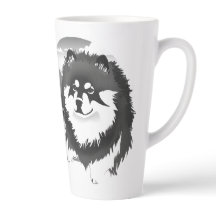 SUOMI - Finlandais Lapphund latte mug avec texte
