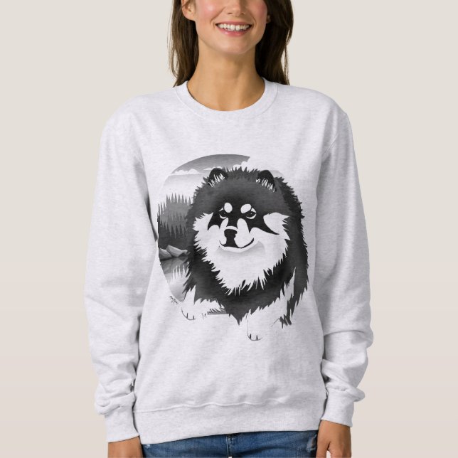 SUOMI - Finnische Lapphund-Sweatshirts Sweatshirt (Vorderseite)