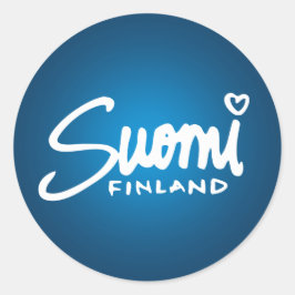 Suomi Finnland 2 Runder Aufkleber