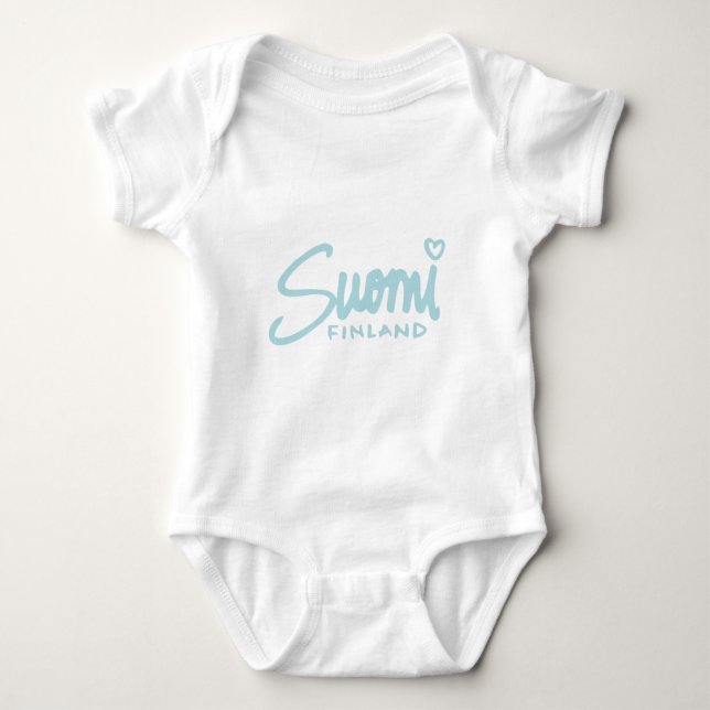 Suomi Finnland 5 Baby Strampler (Vorderseite)