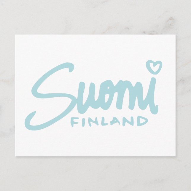 Suomi Finnland 5 Postkarte (Vorderseite)