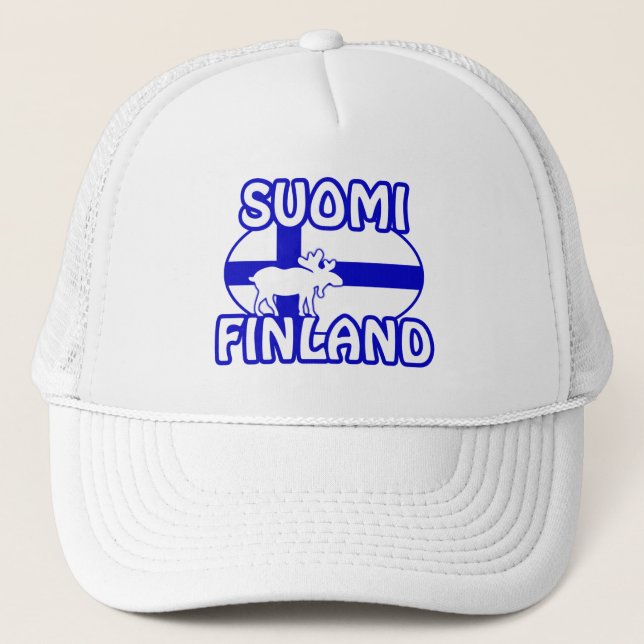 Suomi Finnland Hut Truckerkappe (Vorderseite)