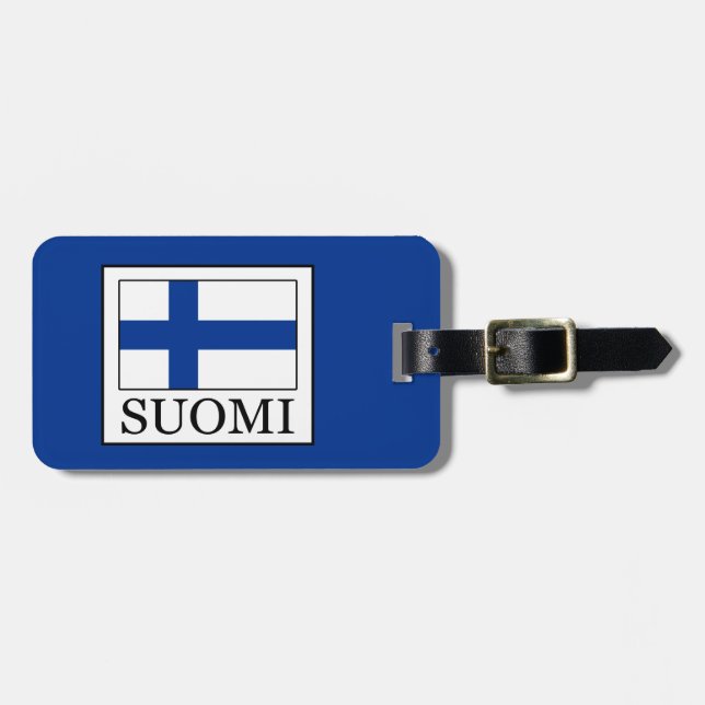 Suomi Gepäckanhänger (Vorderseite horizontal)