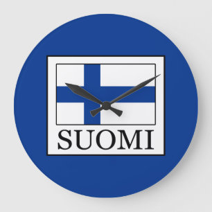 Suomi Große Wanduhr