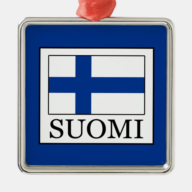 Suomi Ornament Aus Metall (Vorne)