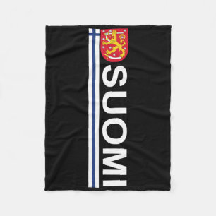 Suomi Soccer And Sport Print - Finnischer National Fleecedecke