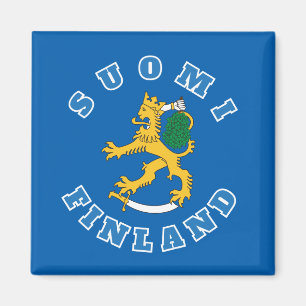 Suomileijona - Suomi-Finnland - jääkaappimagneet Magnet