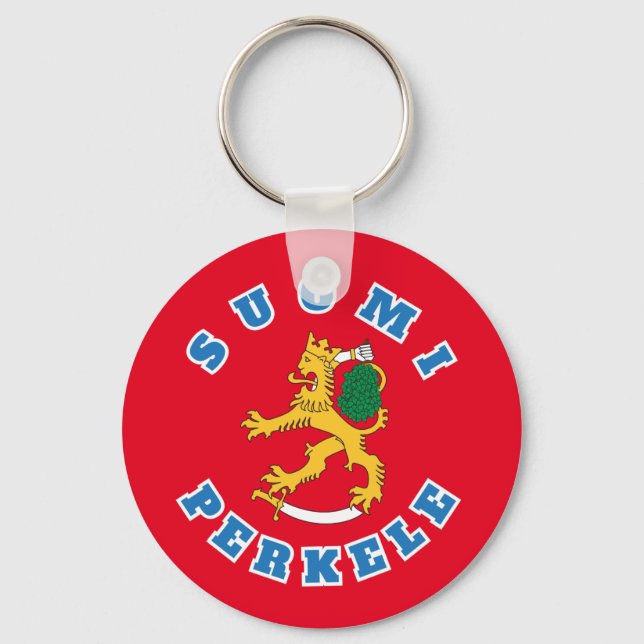 Suomileijona - Suomi-Perkele - avaimenperä Schlüsselanhänger (Vorderseite)