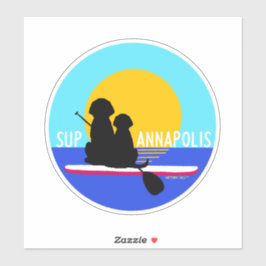 SUP Annapolis Hunde Vinyl Sticker
