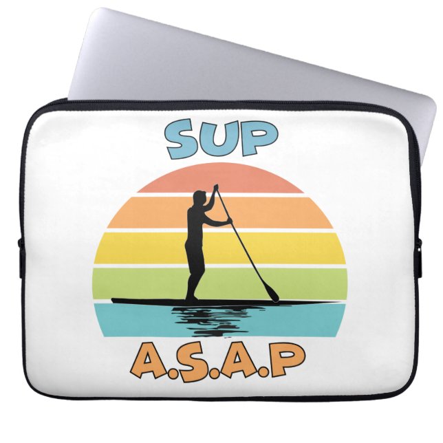 SUP ASAP Standup Paddling Laptopschutzhülle (Vorderseite)