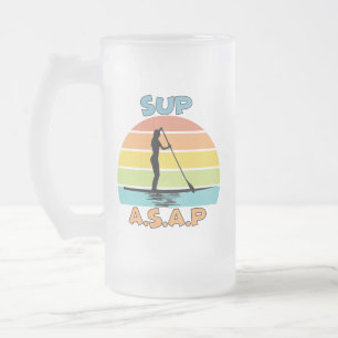 SUP ASAP Standup Paddling Mattglas Bierglas