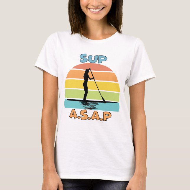 SUP ASAP Standup Paddling T-Shirt (Vorderseite)