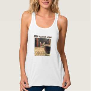 Sup Beer Kitty Cat Fotografie Tank Top