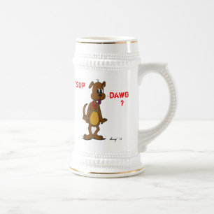 'SUP DAWG? Doggy Stein Bierglas