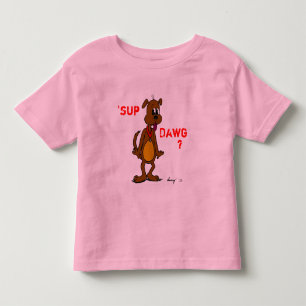 'SUP DAWG? Doggy Toddlers Ringer T - Shirt