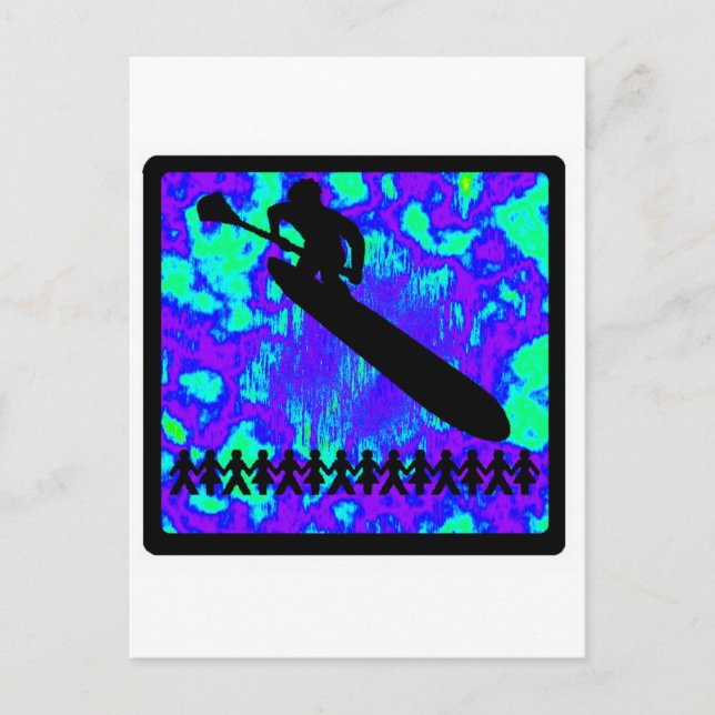 SUP FÜR VIBES POSTKARTE (Vorderseite)