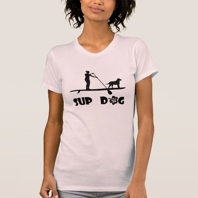 SUP Hund - Mädchen T-Shirt (Vorderseite)