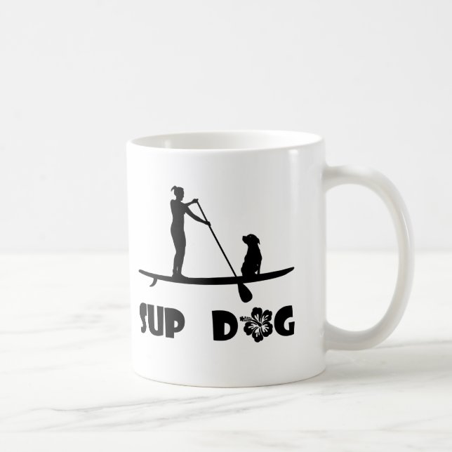 SUP Hundesitzen Kaffeetasse (Rechts)