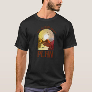 Sup Paddleboard My Retirement Plan Girl Sunset T-Shirt