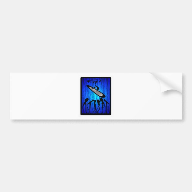 SUP SAGEN BLAU AUTOAUFKLEBER (Vorne)