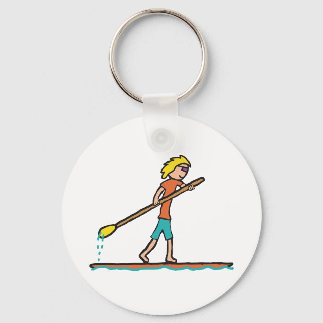 SUP Standup Paddleboard Schlüsselanhänger (Vorderseite)