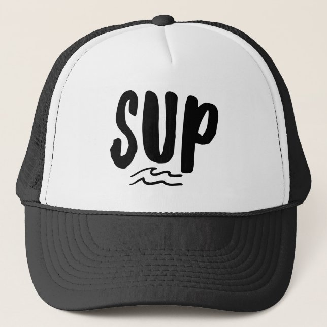 SUP Steppschuh Schwarz  Truckerkappe (Vorderseite)