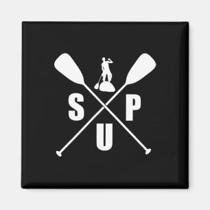 Sup T-Shirt Stand Up Paddle Boarding T-Shirt Surf Magnet