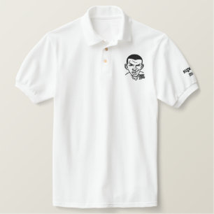 SUPA COOL MAN - WHITE POLO SHIRT