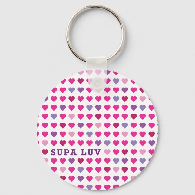 Supa Luv Schlüsselkette Schlüsselanhänger (Vorderseite)
