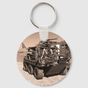 Supacat. Das alles fahrbare Armeefahrzeug des Schlüsselanhänger