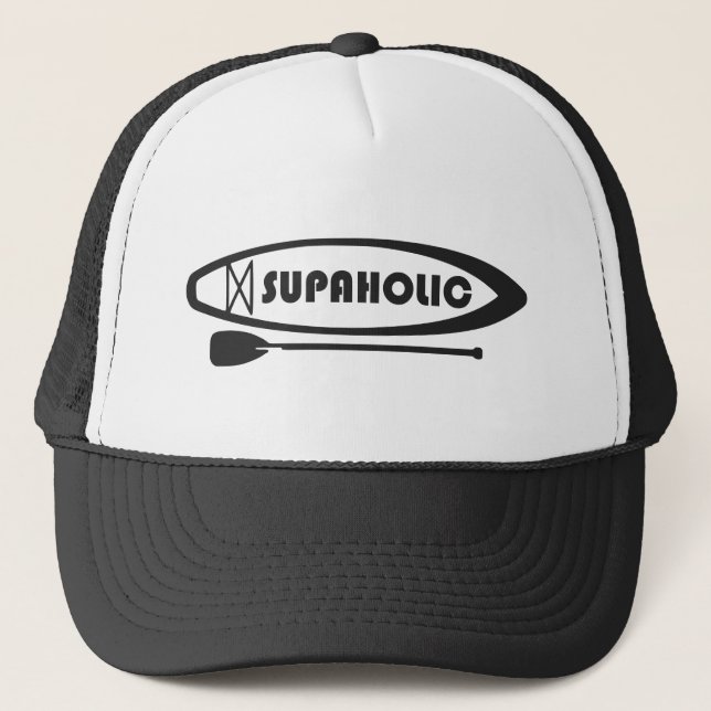 Supaholic Standup Paddleboarding Truckerkappe (Vorderseite)