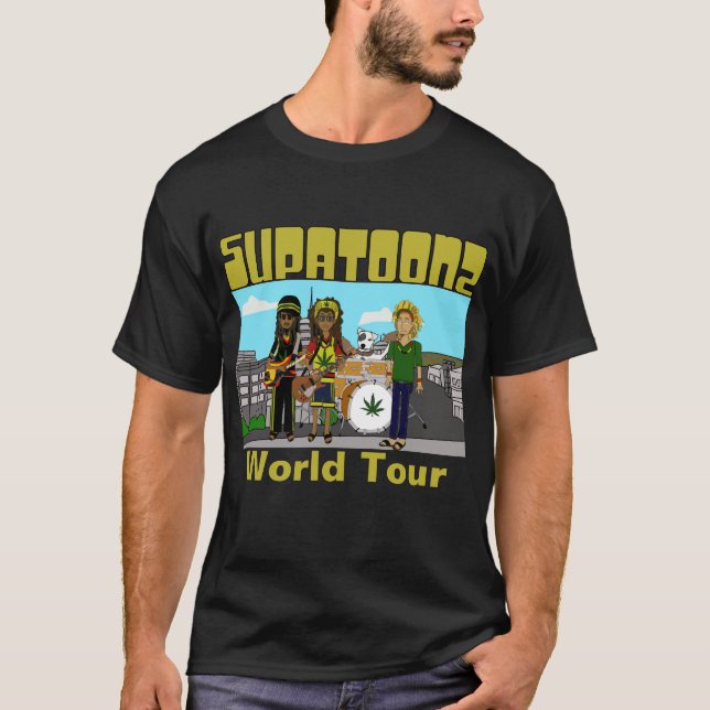 Supatoonz World Tour Concept Tshirt (Vorderseite)
