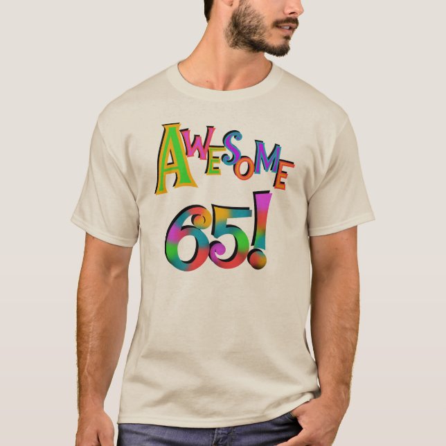 Super 65 Tshirts et cadeaux d'anniversaire (Devant)