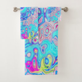 Super Abstrait Retro Robin's Oeuf Blue Swirl