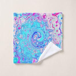 Super Abstrait Retro Robin's Oeuf Blue Swirl