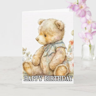 Super Adorable Little Teddy Bär Karte