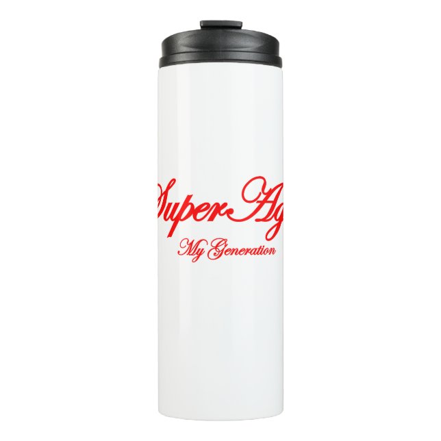 SUPER AGER Thermal Tumbler Thermosbecher (Vorderseite)
