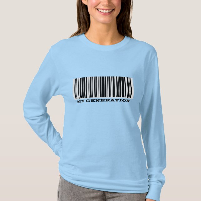 Super Agers BAR CODE T-shirt femme (Devant)