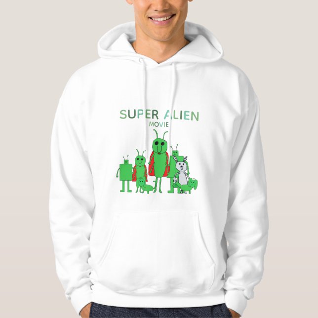 Super Alien Movie Sweatshirt w/Cast (Vorderseite)