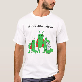 Super Alien Movie T-shirt de personnage complet