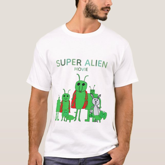Super Alien Movie Tee w/Cast (Vorderseite)