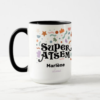 Super ATSEM Mug à café à deux tons