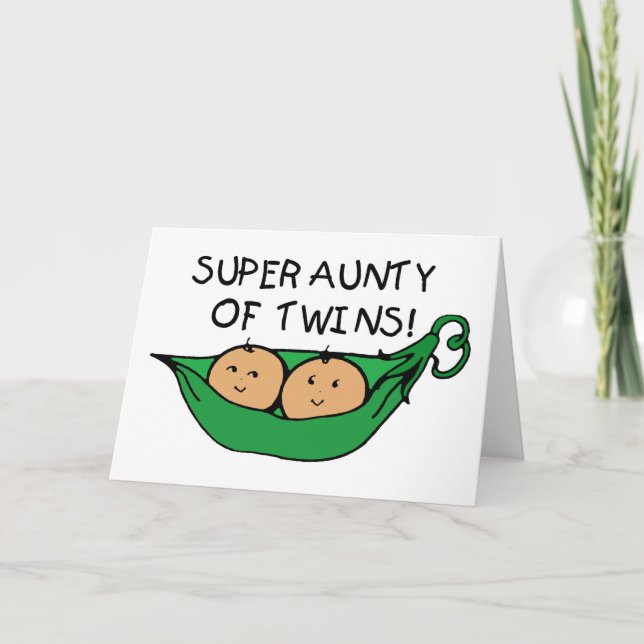 Super Aunty von Twins Pod Karte (Vorderseite)