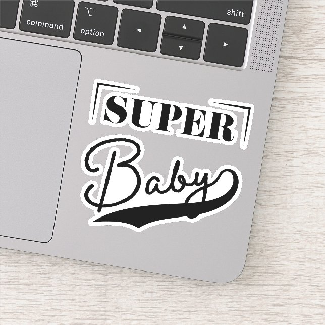 Super Baby Aufkleber (Detail)