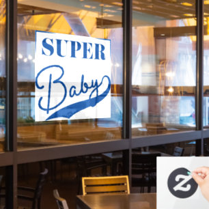 Super Baby Fensteraufkleber