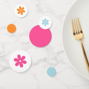 Super Baby shower de puissance fille Confetti